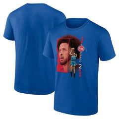 Cade Cunningham Detroit Pistons Jump Pass T-Shirt sale - Royal cheap