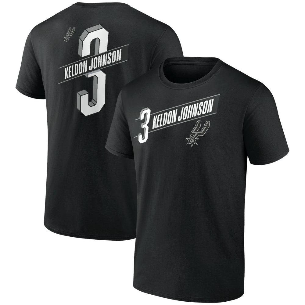 Keldon Johnson San Antonio Spurs Full-Court Press Name & Number T-Shirt - Black shop