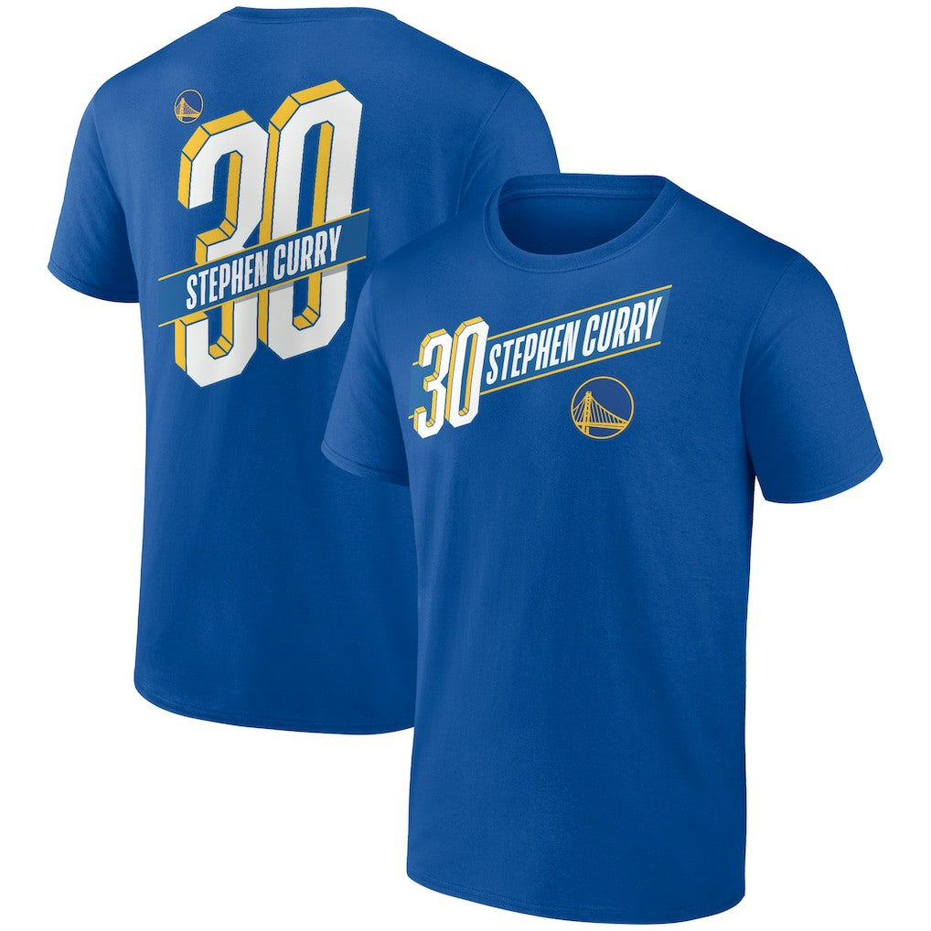 Stephen Curry Golden State Warriors Full-Court Press Name & Number T-Shirt sale - Royal for sale