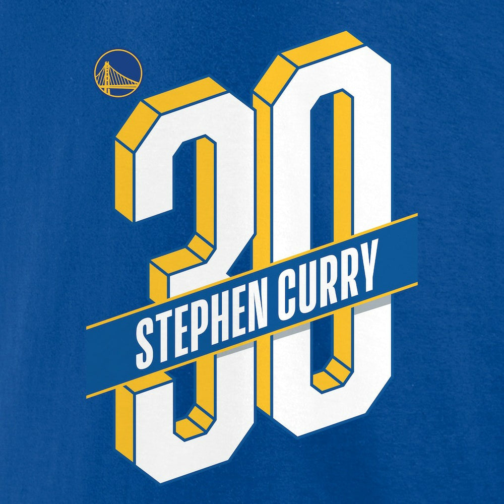 Stephen Curry Golden State Warriors Full-Court Press Name & Number T-Shirt sale - Royal for sale