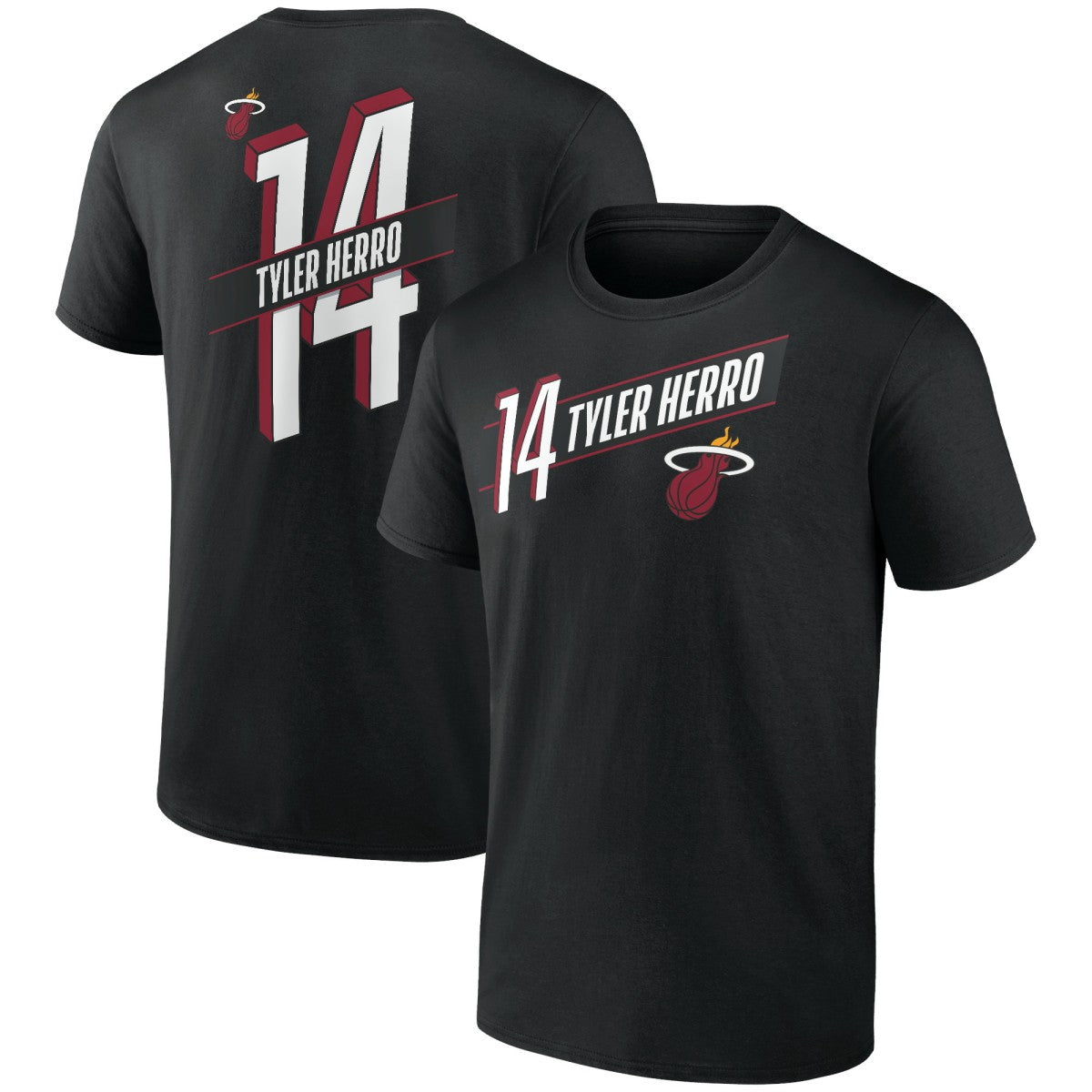 Tyler Herro Miami Heat Full-Court Press Name & Number T-Shirt - Black outlet