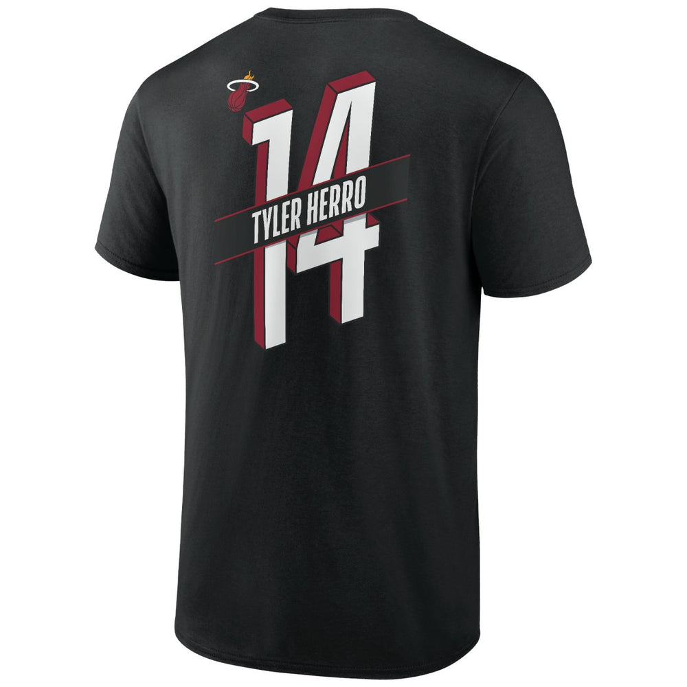 Tyler Herro Miami Heat Full-Court Press Name & Number T-Shirt - Black outlet
