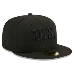 USMNT New Era Text 59FIFTY Fitted Hat - Black on sale