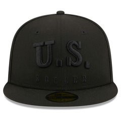 USMNT New Era Text 59FIFTY Fitted Hat - Black on sale
