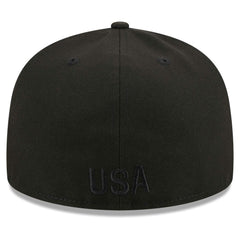 USMNT New Era Text 59FIFTY Fitted Hat - Black on sale