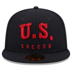 USMNT New Era Text 59FIFTY Fitted Hat - Navy outlet