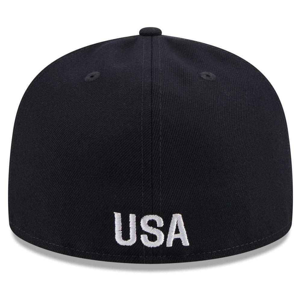 USMNT New Era Text 59FIFTY Fitted Hat - Navy outlet