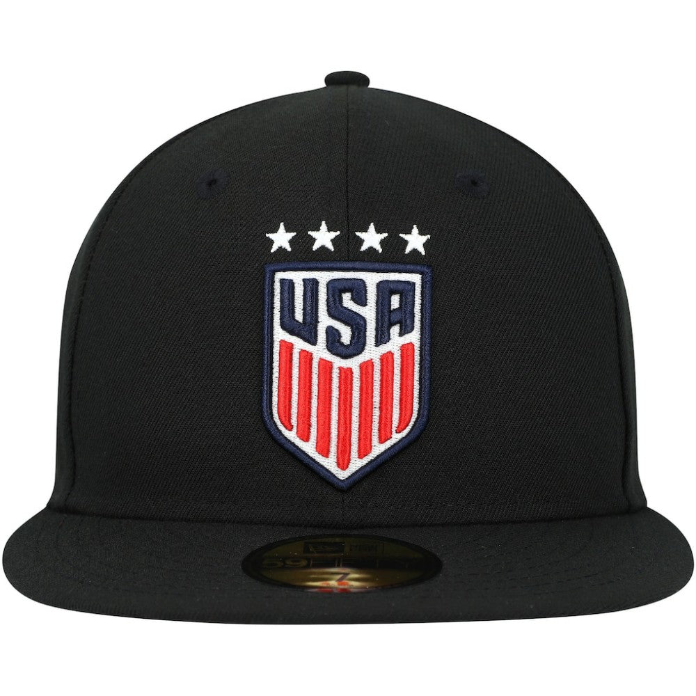 USWNT New Era Team Basic 59FIFTY Fitted Hat - Black for sale