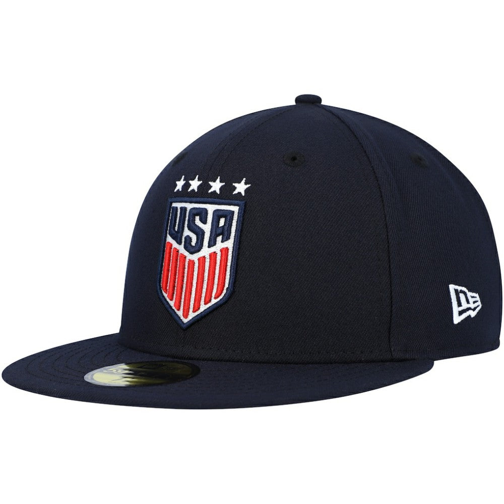 USWNT New Era Team Basic 59FIFTY Fitted Hat - Navy for sale