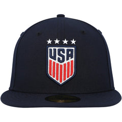 USWNT New Era Team Basic 59FIFTY Fitted Hat - Navy for sale