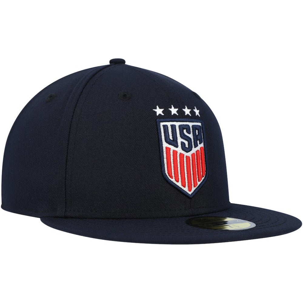 USWNT New Era Team Basic 59FIFTY Fitted Hat - Navy for sale