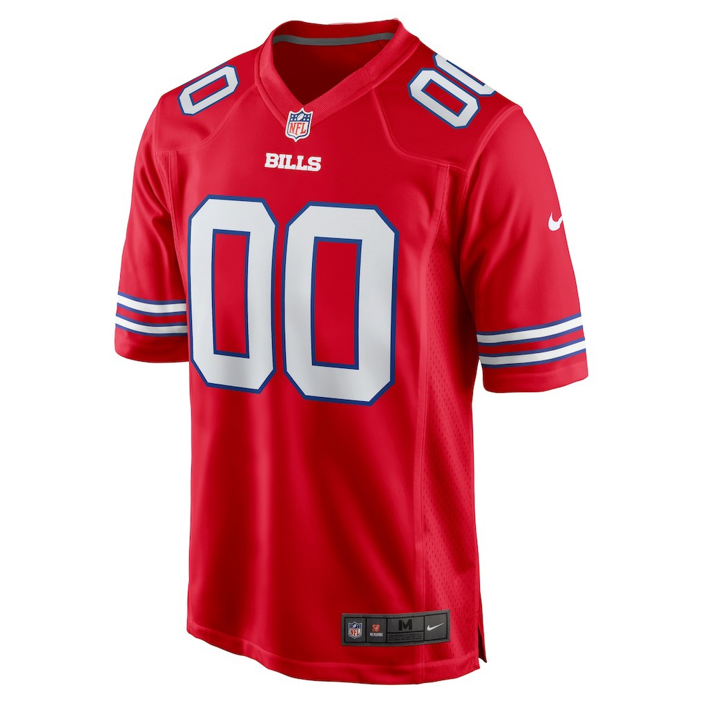 Buffalo Bills Alternate Custom Game Jersey - Red on sale