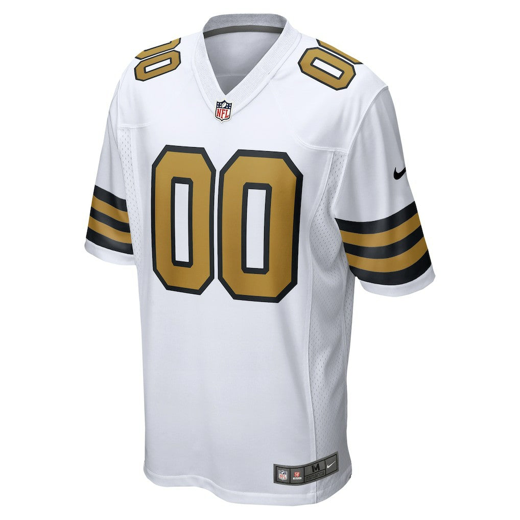 New Orleans Saints Alternate Custom Game Jersey - White discount