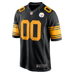 Pittsburgh Steelers Alternate Custom Game Jersey - Black for sale