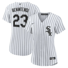 Andrew Benintendi Chicago White Sox Women's Home Official Player Jersey White/Black