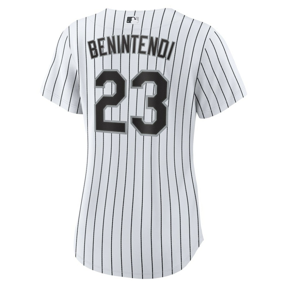 Andrew Benintendi Chicago White Sox Women's Home Official Player Jersey White/Black