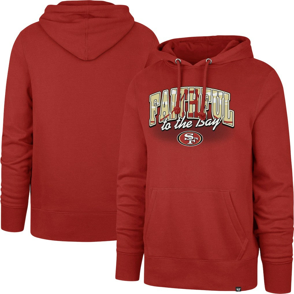 San Francisco 49ers '47 Regional Headline Pullover Hoodie - Scarlet for sale
