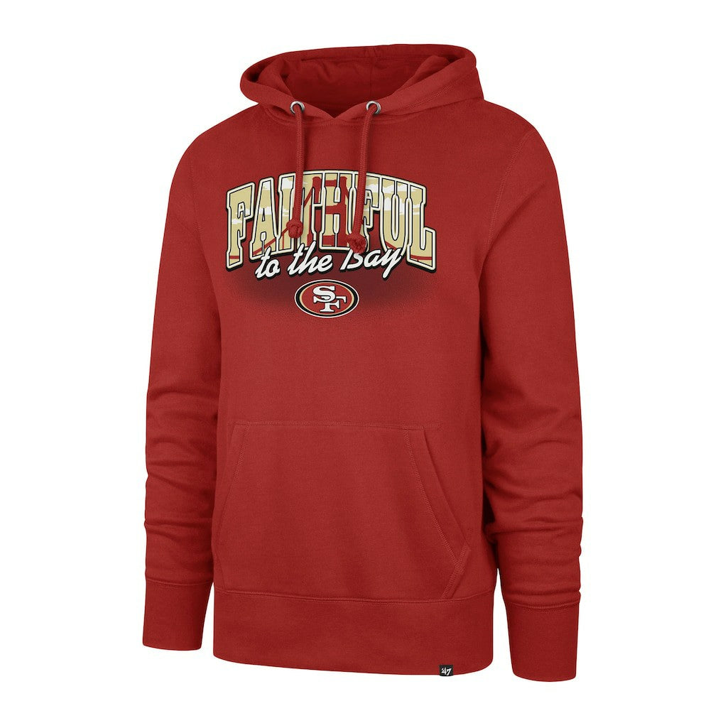 San Francisco 49ers '47 Regional Headline Pullover Hoodie - Scarlet for sale
