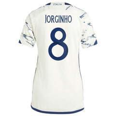 Jorginho Italy National Team Women's 2023 Away Replica Jersey - White for sale