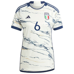 Marco Verratti Italy National Team Women's 2023 Away Replica Jersey - White on sale