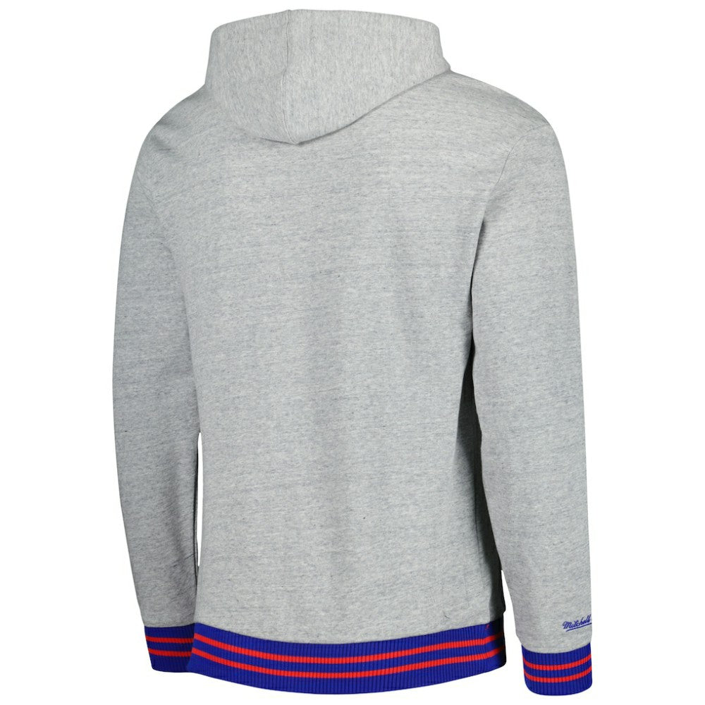 Washington Capitals Mitchell & Ness Classic French Terry Pullover Hoodie - Heather Gray Hoodies