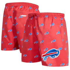 Buffalo Bills Pro Standard Allover Print Mini Logo Shorts - Red on sale