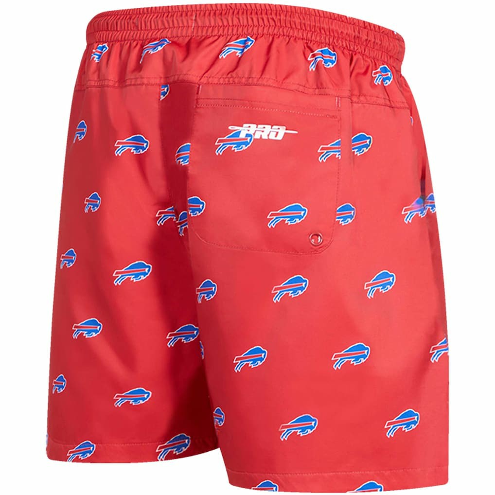 Buffalo Bills Pro Standard Allover Print Mini Logo Shorts - Red on sale