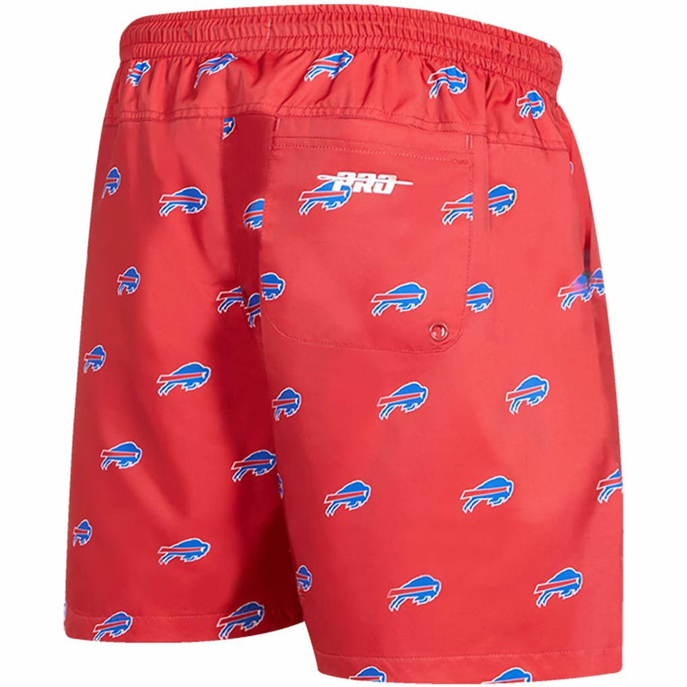 Buffalo Bills Pro Standard Allover Print Mini Logo Shorts - Red on sale