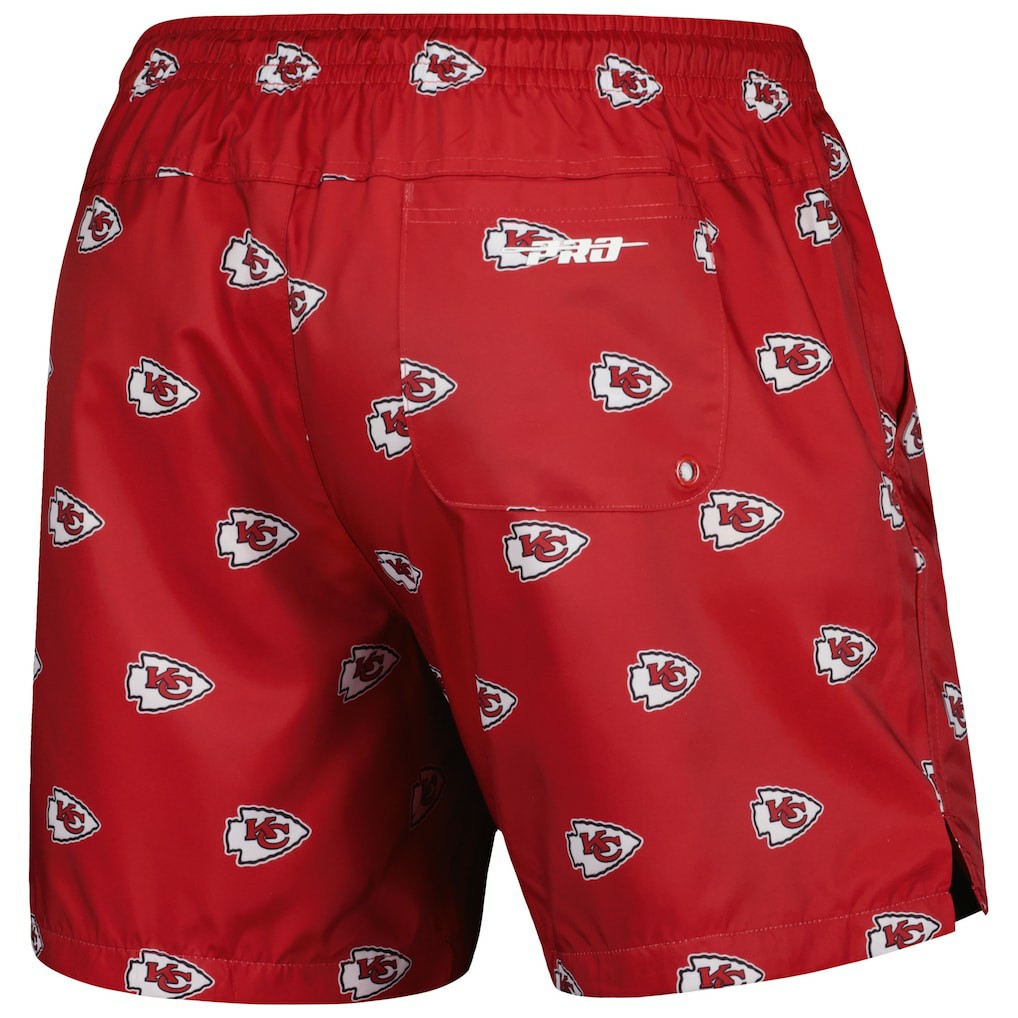 Kansas City Chiefs Pro Standard Allover Print Mini Logo Shorts - Red cheap