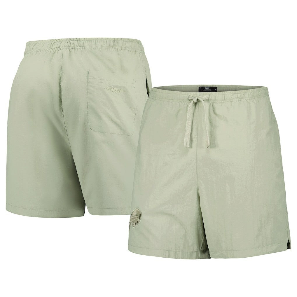 Buffalo Bills Pro Standard Neutrals 2.0 Woven Shorts - Light Green for sale