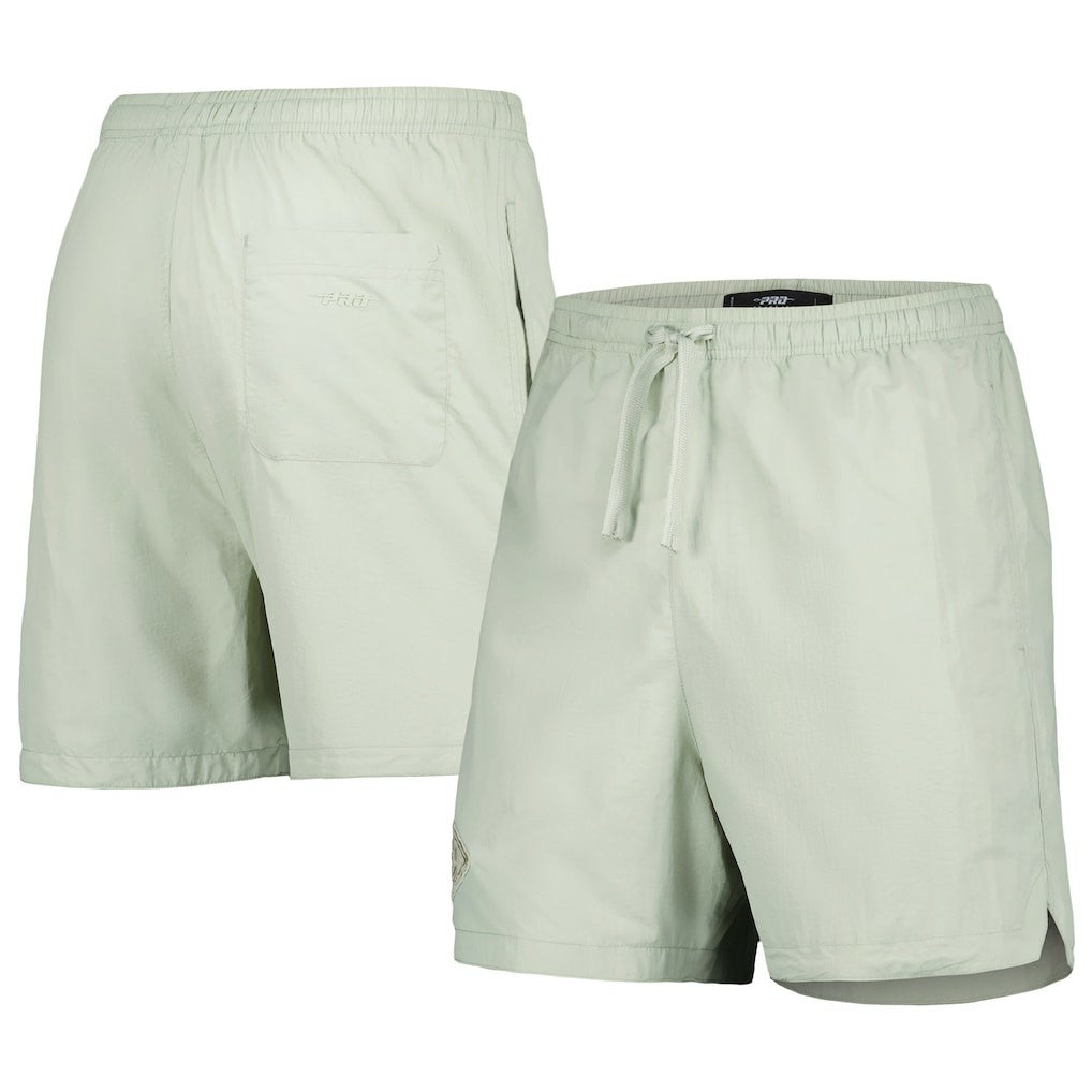 Kansas City Chiefs Pro Standard Neutrals 2.0 Woven Shorts - Light Green on sale