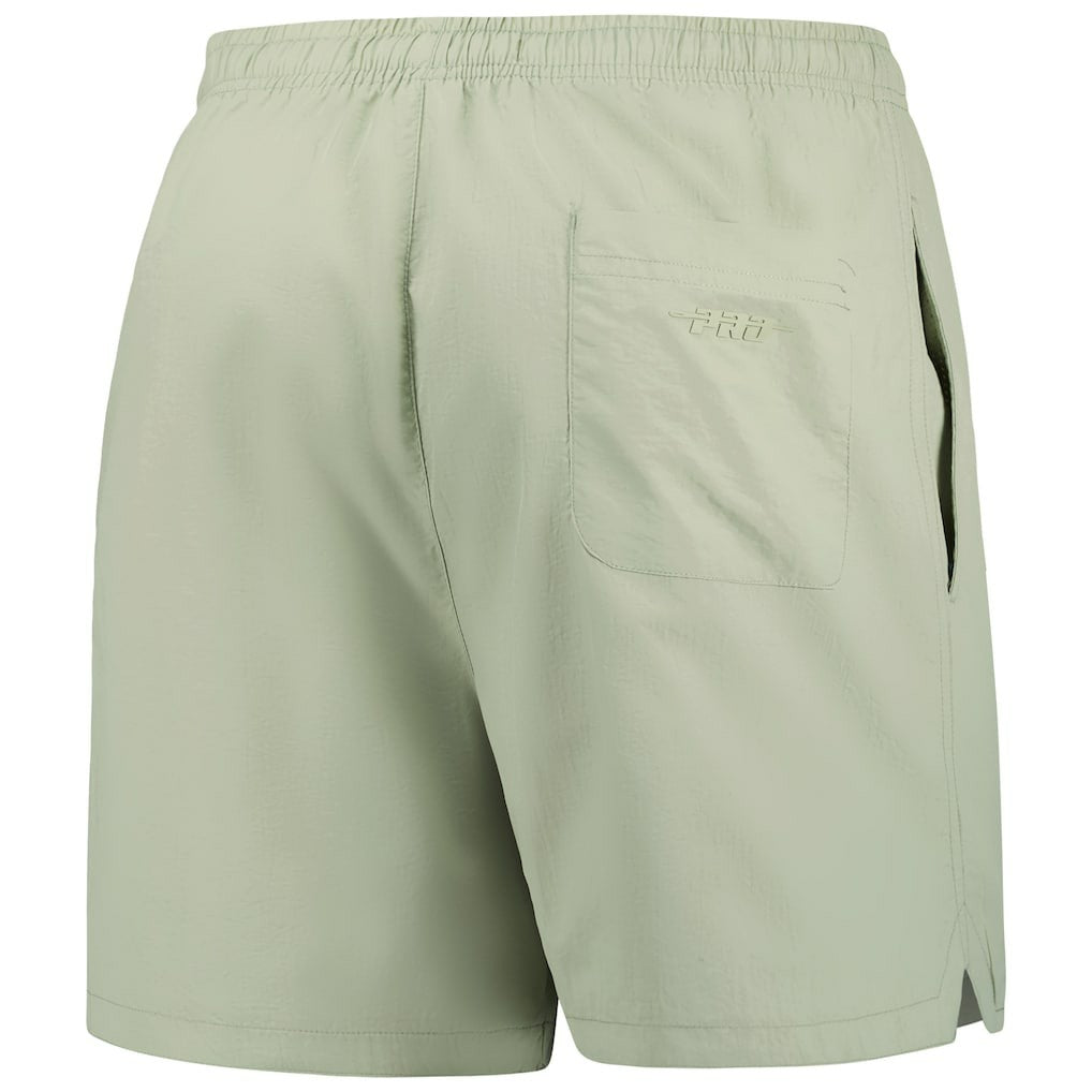 Kansas City Chiefs Pro Standard Neutrals 2.0 Woven Shorts - Light Green on sale