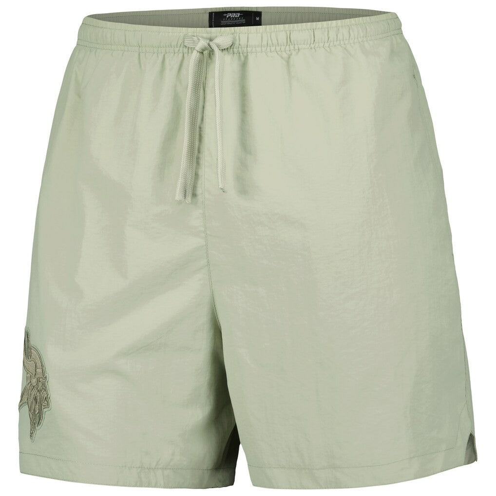 Minnesota Vikings Pro Standard Neutrals 2.0 Woven Shorts - Light Green online