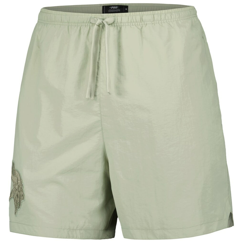Minnesota Vikings Pro Standard Neutrals 2.0 Woven Shorts - Light Green online