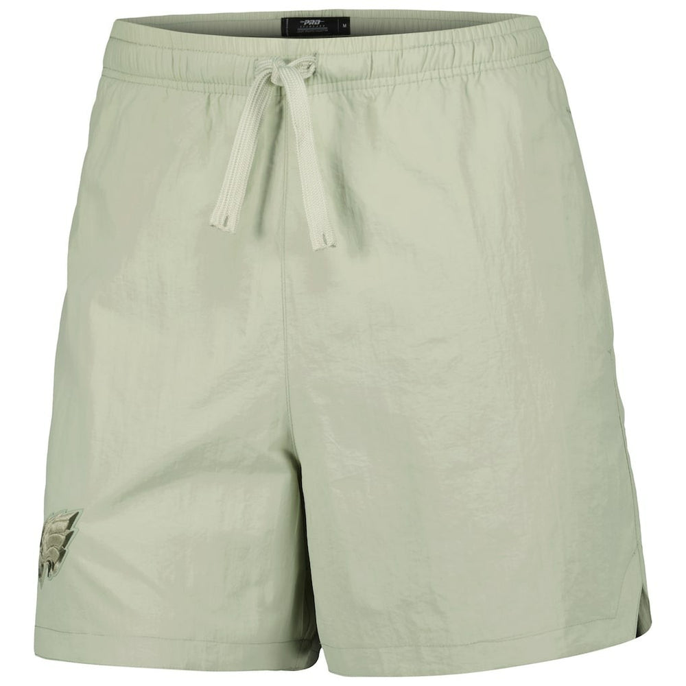 Philadelphia Eagles Pro Standard Neutrals 2.0 Woven Shorts - Light Green sale