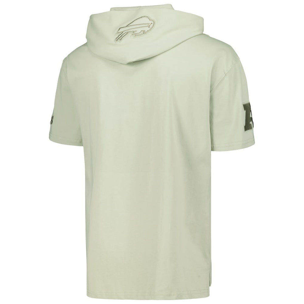 Buffalo Bills Pro Standard Neutrals Short Sleeve Pullover Hoodie - Light Green outlet