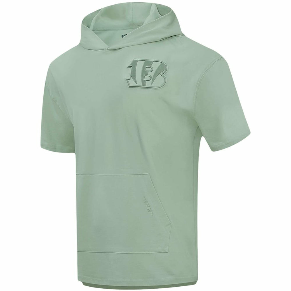 Cincinnati Bengals Pro Standard Neutrals Short Sleeve Pullover Hoodie - Light Green for sale