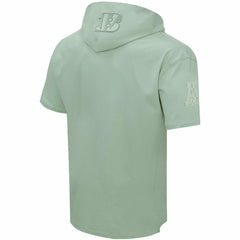 Cincinnati Bengals Pro Standard Neutrals Short Sleeve Pullover Hoodie - Light Green for sale