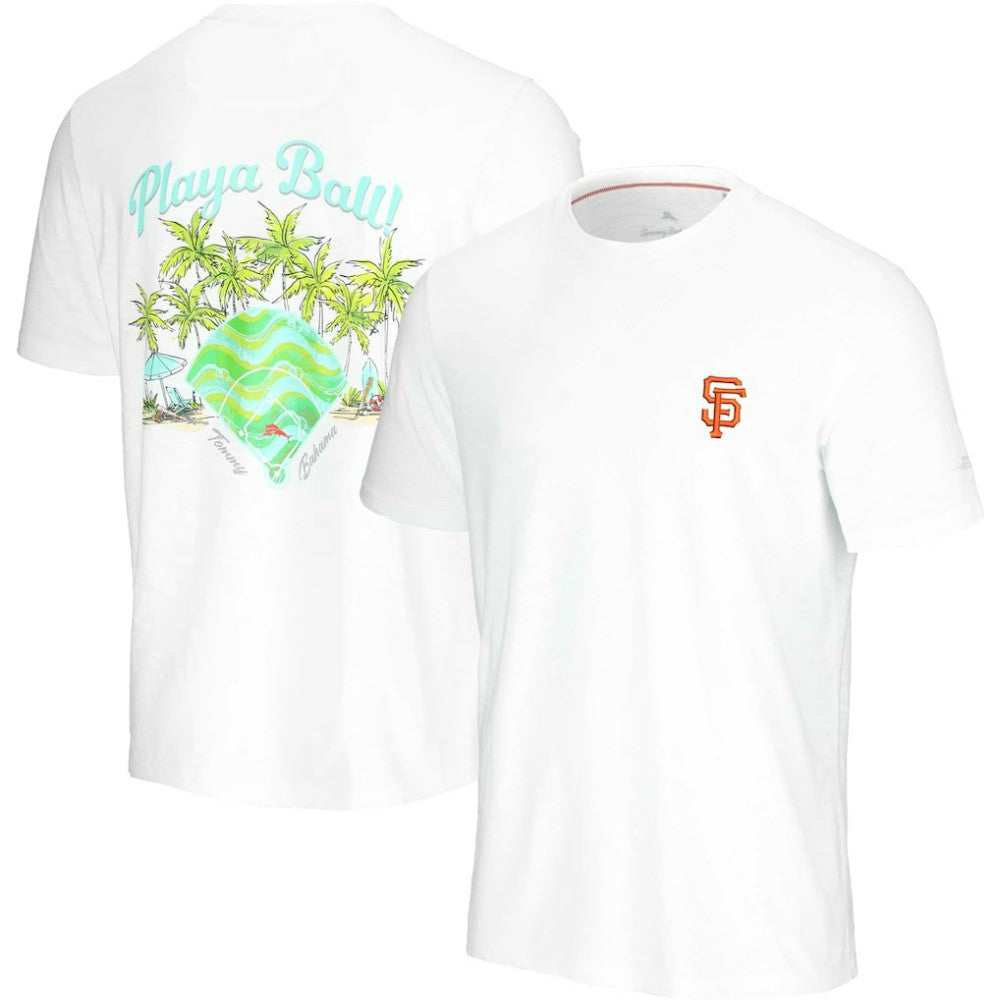 San Francisco Giants Tommy Bahama Playa Ball T-Shirt White