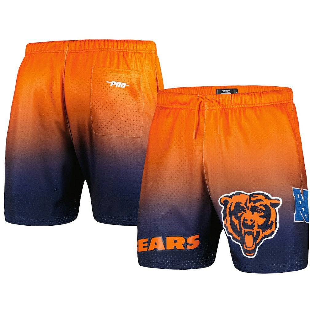 Chicago Bears Pro Standard Ombre Mesh Shorts - Navy/Orange outlet