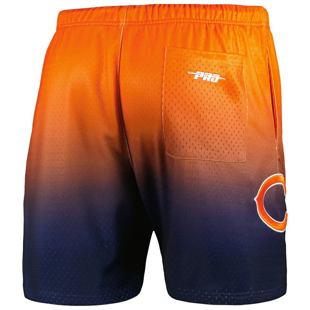 Chicago Bears Pro Standard Ombre Mesh Shorts - Navy/Orange outlet