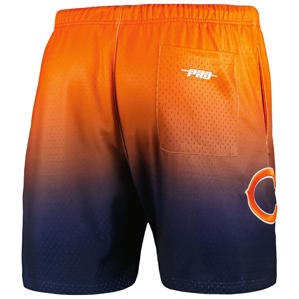 Chicago Bears Pro Standard Ombre Mesh Shorts - Navy/Orange outlet