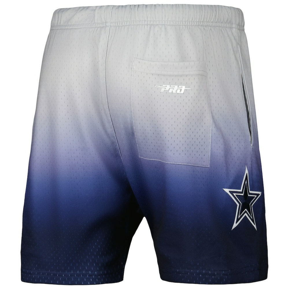 Dallas Cowboys Pro Standard Ombre Mesh Shorts - Navy/Silver sale