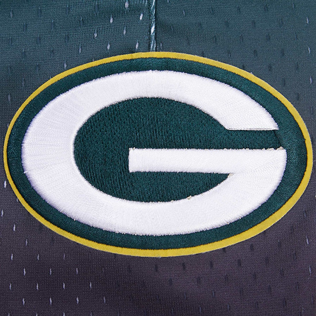 Green Bay Packers Pro Standard Ombre Mesh Shorts - Black/Green for sale