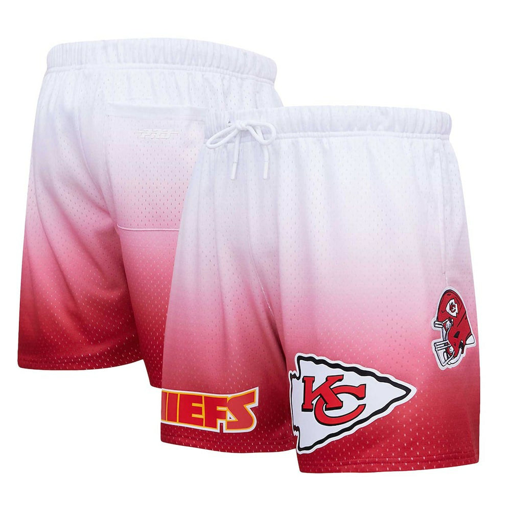 Kansas City Chiefs Pro Standard Ombre Mesh Shorts - Red/White sale