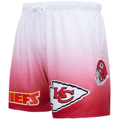 Kansas City Chiefs Pro Standard Ombre Mesh Shorts - Red/White sale