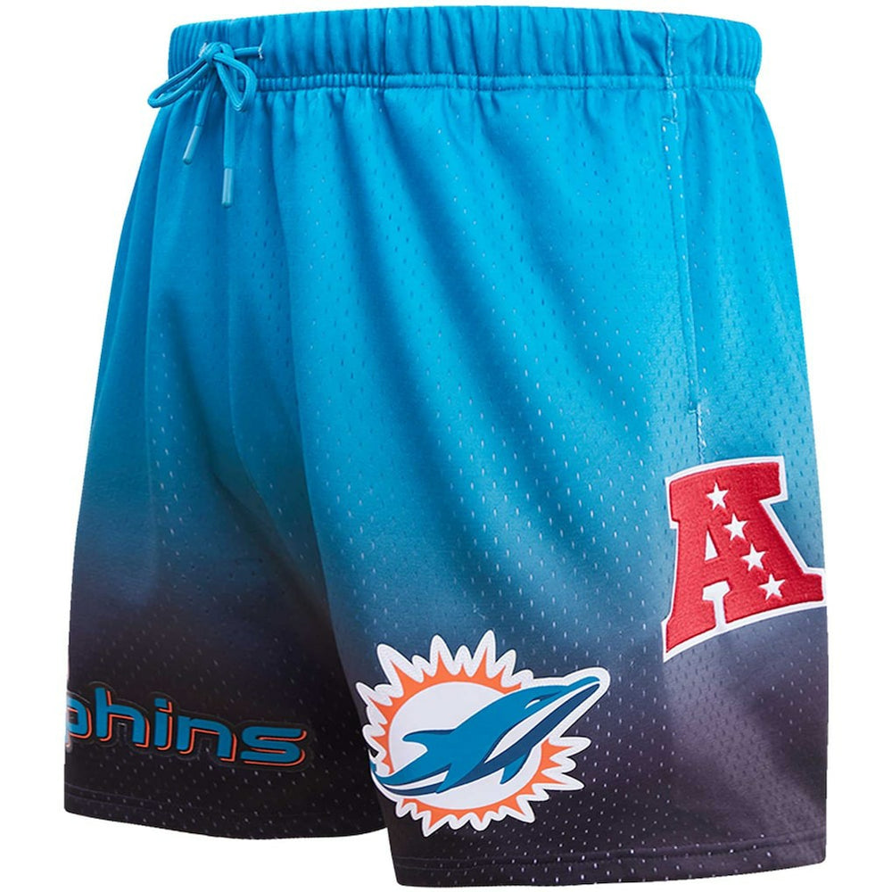 Miami Dolphins Pro Standard Ombre Mesh Shorts - Black/Aqua sale
