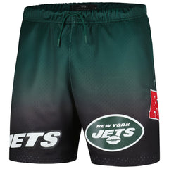 New York Jets Pro Standard Ombre Mesh Shorts - Black/Green outlet