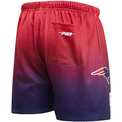 New England Patriots Pro Standard Ombre Mesh Shorts - Navy/Red on sale