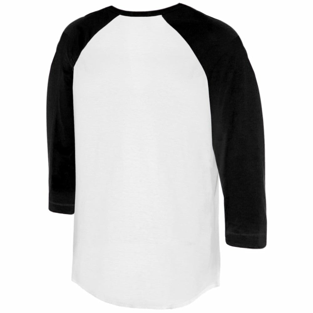 San Francisco Giants Tiny Turnip Women's Heart Lolly 3/4-Sleeve Raglan T-Shirt White/Black